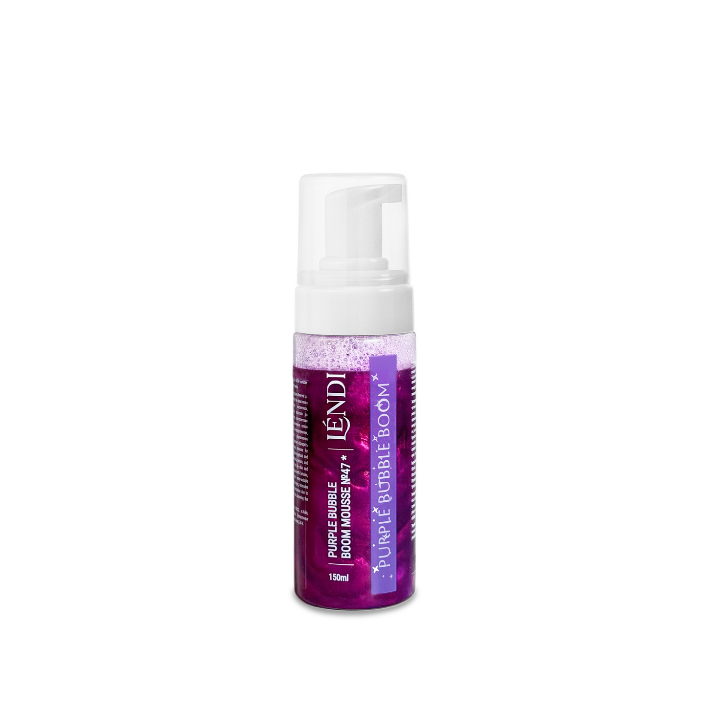 Lendi Eyelash and Eyebrow Wash Foam Purple Bubble Boom 150 ml