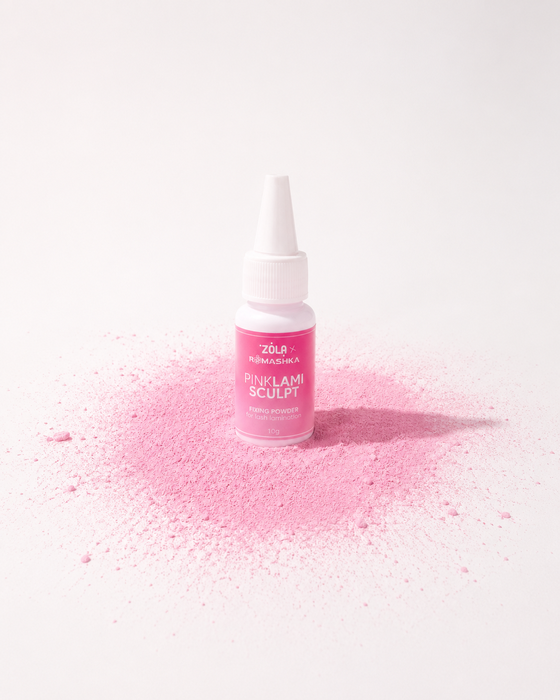ZOLA x Biomashka PinkLami Sculpt – Fixing Powder for Lash Lamination, 10 g
