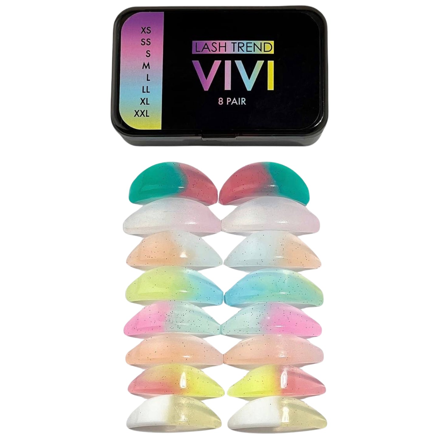 Lash Trend Set of rollers "VIVI" (8 pairs XS, S, SS, M, L, LL, XL, XXL)