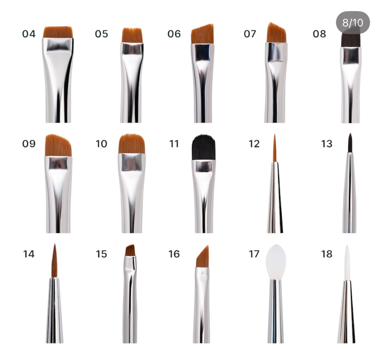 ZOLA Professional Brow & Lash Brushes