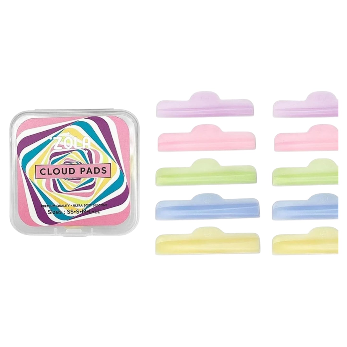 ZOLA LAMINATION SILICONE PADS CLOUD (SS, S, M, L, LL)