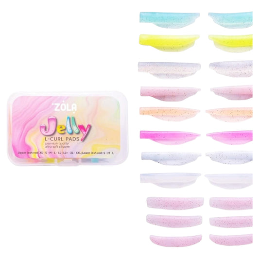 ZOLA PADS JELLY L-CURL LASH LAMINATING PADS FOR UPPER AND LOWER LASHES