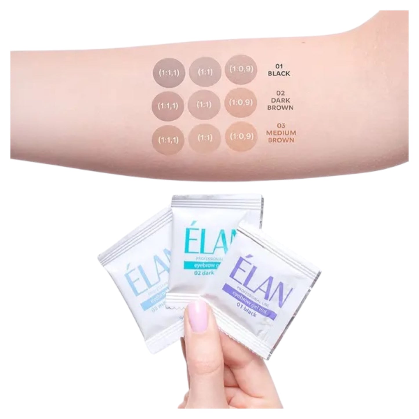 ÉLAN Professional Line Eyebrow Tint (Single Sachet)