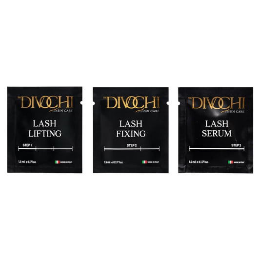 DIVOCHI Lash Lifting System – 3 Step Sachet Set