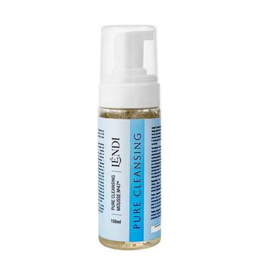 LÉNDI Pure Cleansing Mousse N47+ – Professional Lash & Brow Cleanser (150 ml)