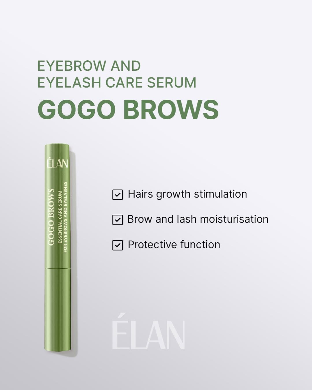 ELAN GoGo Brows Regenerating Serum for Brows & Lashes (4.5 ml)