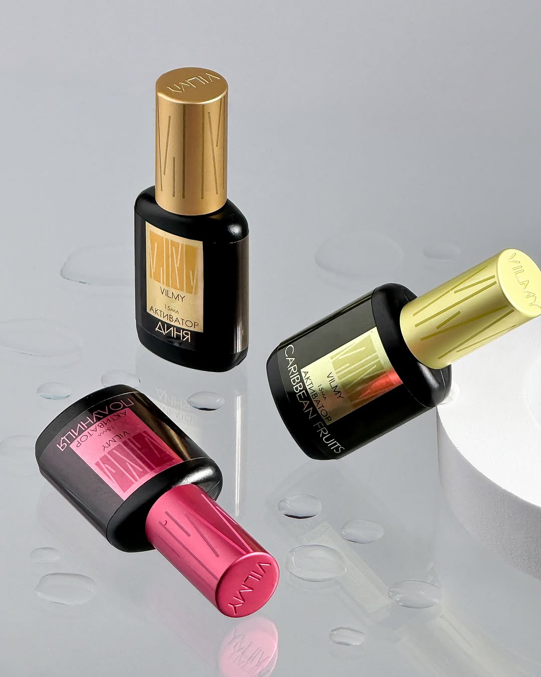 Vilmy Activator for polymerization of glue for eyelash extensions, "Melon", 15 ml